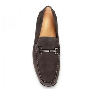 Vionic Mercer Mason Gray Suede Slip On 9.5